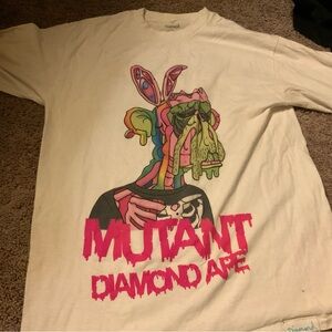 Diamond Supply Co. x Ape Mutant Ape Bunny White Long Sleeve T-Shirt